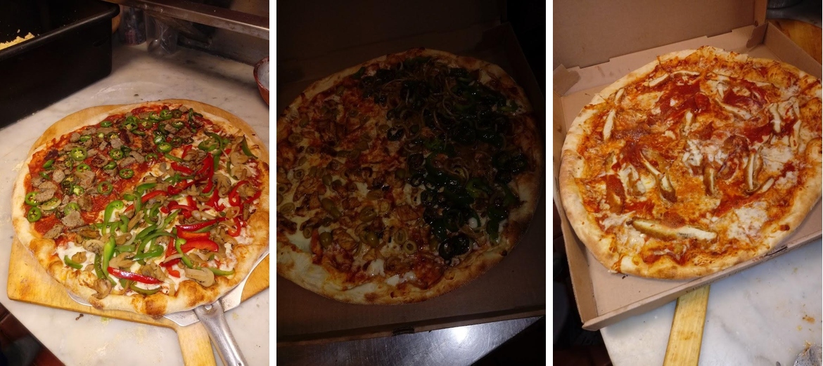 Joe's Pizzeria Menu
